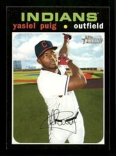 2020 Topps Heritage Yasiel Puig #557