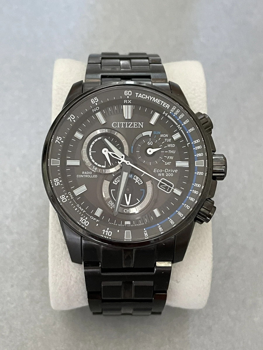 CITIZEN Eco Drive E650 S111145 Perpetual Chrono Gray Stainless