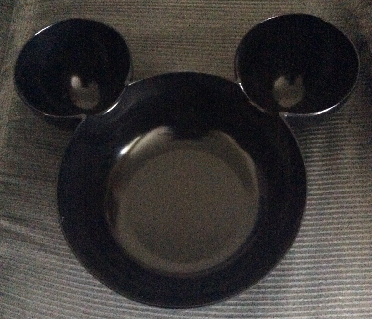 New Zak Designs Disney Mickey Mouse Ears Snack Dip Bowl 12” X 10