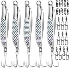 5-er Spoon Spinner Jig Köder Metall Blinker ...
