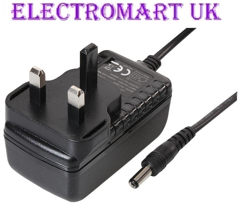 12V 12 VOLT AC DC MAINS POWER ADAPTOR SUPPLY PSU REGULATED 2A DC PLUG 2 ...