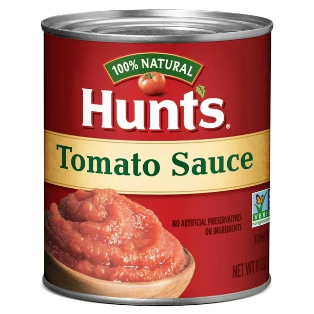 Hunt s Tomato Sauce 8 Oz. 100 Natural 6 Pack