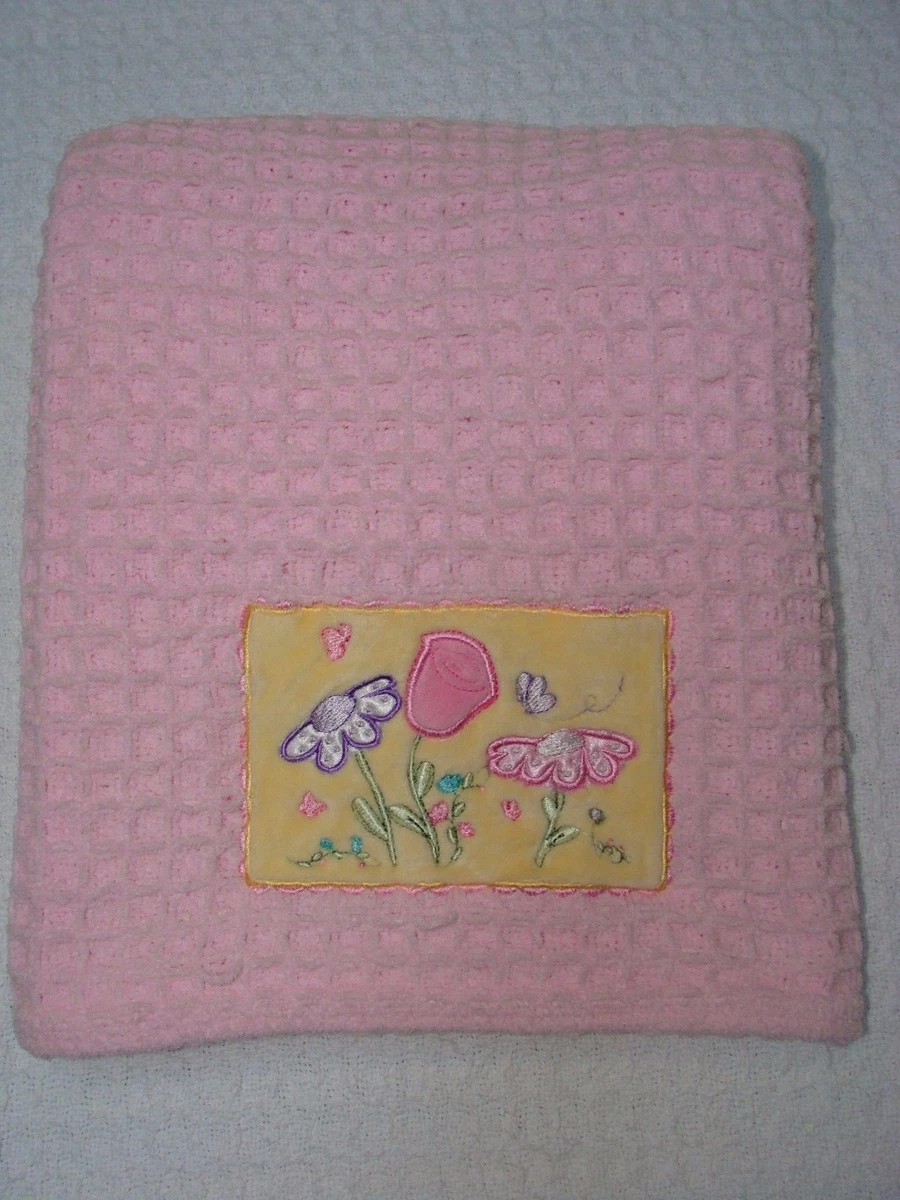 Flower patch baby blanket sale