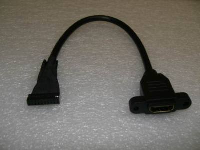 HDMI Adapterkabel für Jetway Mainboards NF731, NF592, NF692 (G01-2X10A-HDMI-F)