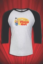 Pizza Hut Pete 1970s restaurant Tee T-SHIRT FREE SHIP USA Fast Food