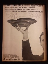 Judy Faye, Barry DeVorzon, Milton Allen Original 1957 RCA Promo Poster Ad Framed