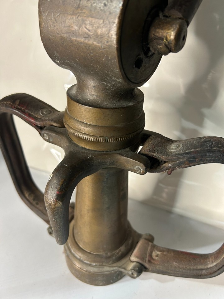 Antique American LaFrance Solid Brass Fire Hose Nozzle Early 1900's eBay
