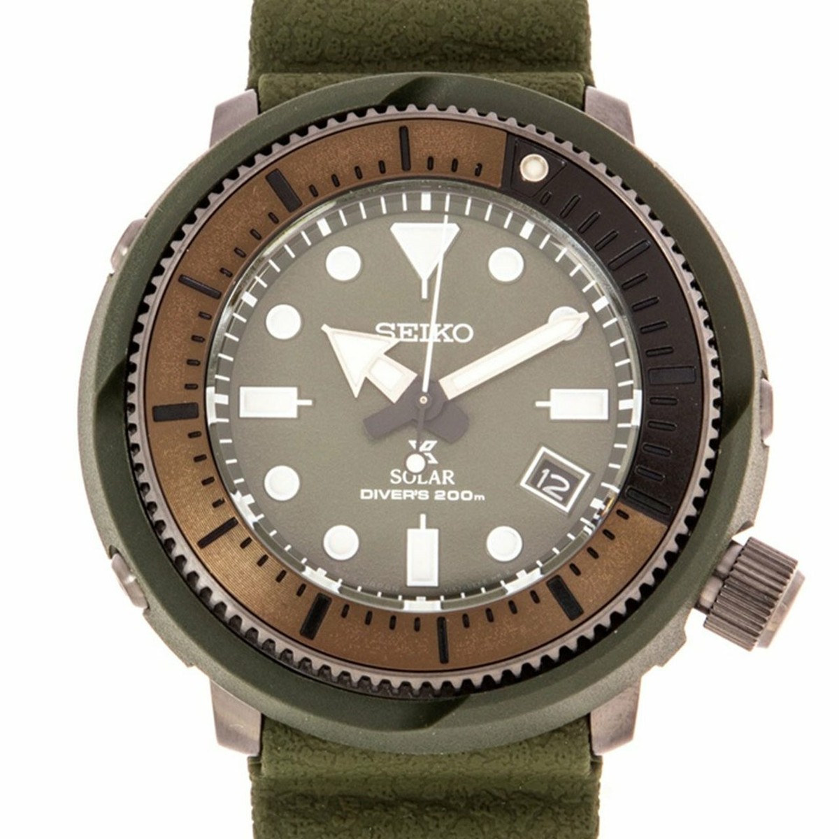 Seiko SNE561P1 Solar Air Diver's Street Series Watch + Worldwide