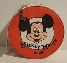 HER UNIVERSE DISNEY 100 MICKEY MOUSE CLUB VINYL ZIPPERED MAKE UP COSMETIC BAG
