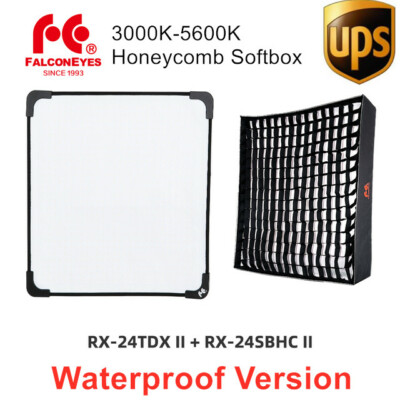  Falcon Eyes RX-24TDX II Flexible Led Video Light 3000-5600K Waterproof Softbox 