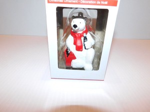 New In Box Coca Cola Polar Bear Christmas Ornament Kurt S Adler