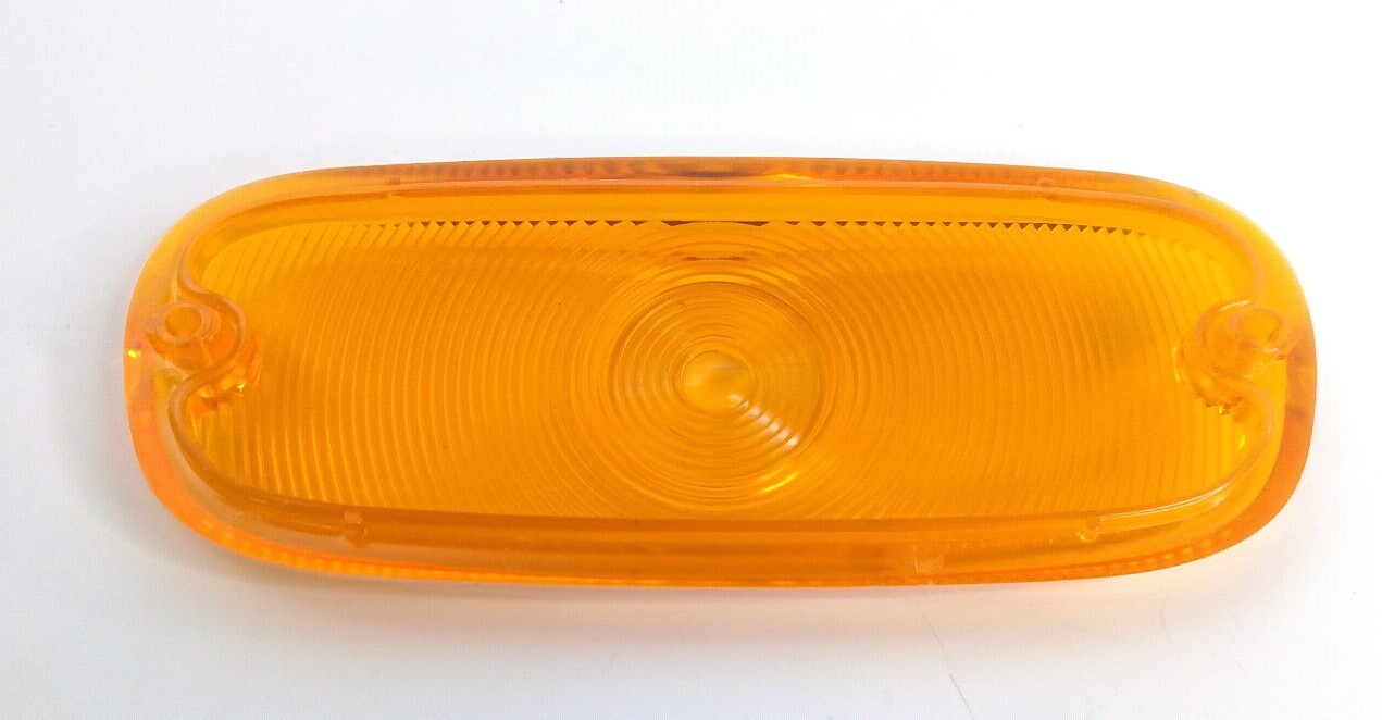 Pair 195859 Chevy Pickup Truck Amber Parking Lamp Lens, Parklight