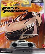 Hot Wheels Retro Silver 2022 Fast & Furious '17 Acura NSX