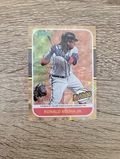 2021 Panini Donruss Ronald Acuna Jr Highlights /999 Bronze Holo SP Braves #H18