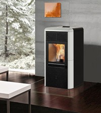Stufa a pellet canalizzata Point plus 8KW Edilkamin riscalda 70MQ CONTO TERMICO!
