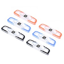 Tennis Vibration Dampener, 6 Pack Shock Absorber, Black, Blue, Orange