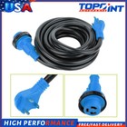 25Ft Foot 30A Amp Rv Extension Cord Trailer Motorhome Camper Power Supply Cable