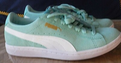 puma suede holiday white