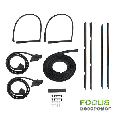 For 1978-1981 Malibu LeMans 9Pcs Weatherstripping Seals Kit Only 2 Door 232798