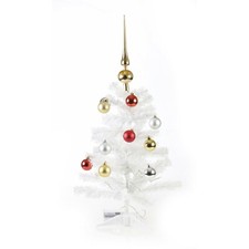 Artificial Christmas Tree with Stand Xmas Festive Decoration 2ft White