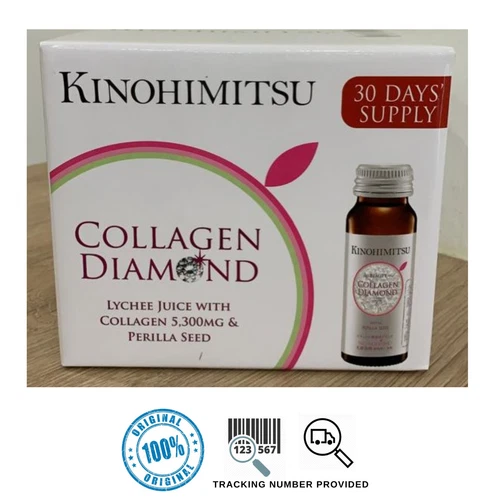 مشروبات Kinohimitsu Collagen Diamond 5300Mg لمكافحة الشيخوخة وتثبيت الجلد 16btl