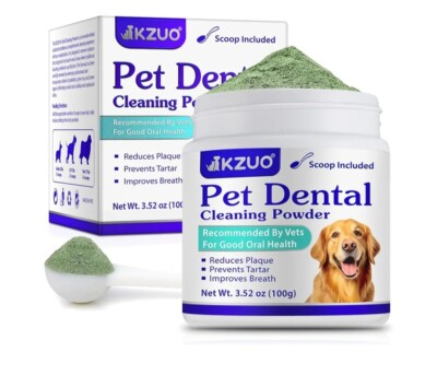 Dog Dental Powder - Dog Teeth Cleaning Powder - Dog Dental Care 