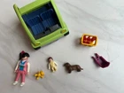 Vintage 1999 Playmobil 3069 City Life Green Car, Mom, And Baby Set