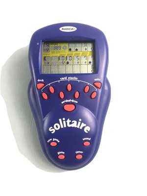 radica solitaire handheld game 2000