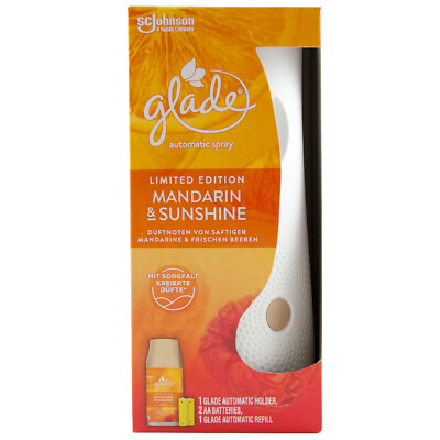 glade Automatic Spray MANDARIN & SUNSHINE 1 x 269ml STARTERSET Raumspray Duft
