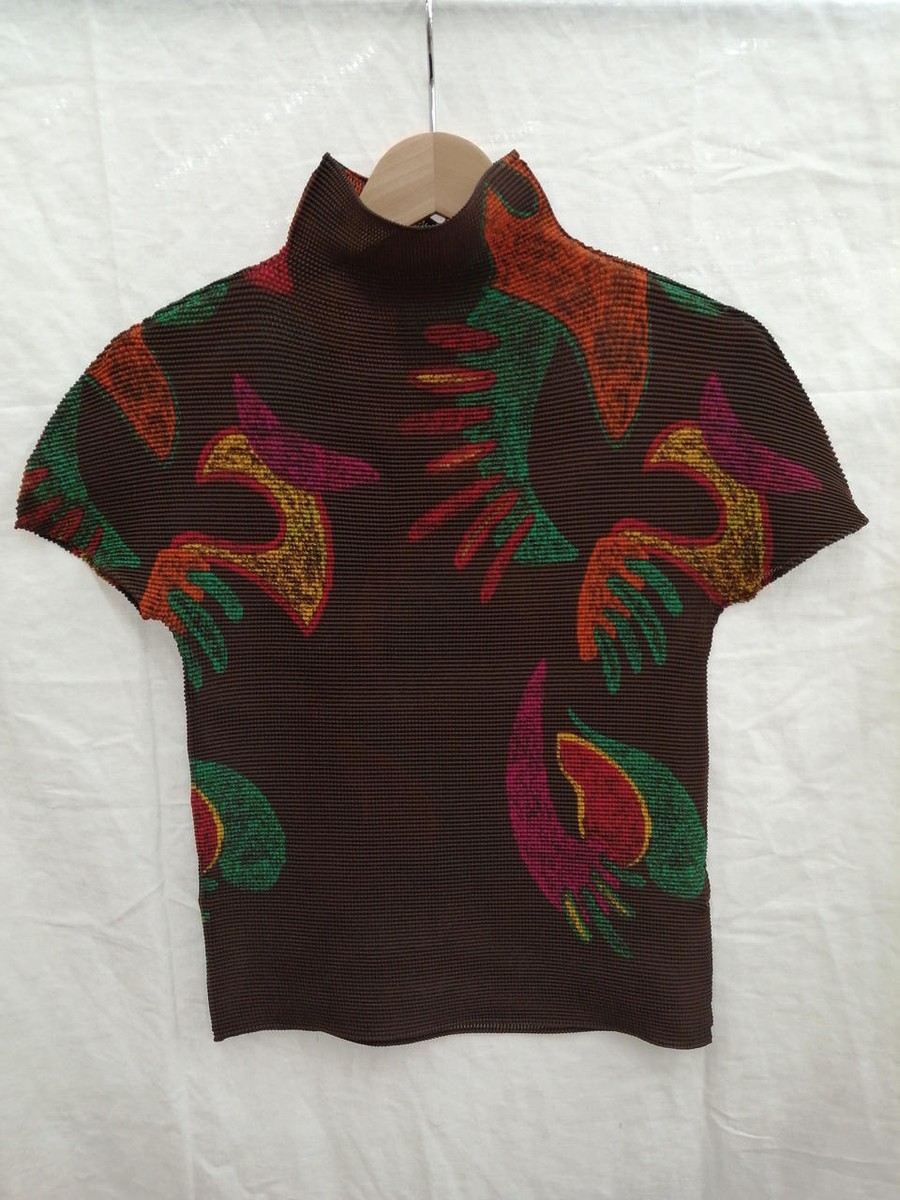 ISSEI MIYAKE me千鳥格好柄 カットソー me ISSEY MIYAKE #apc ミーイッセイミヤケ MEISSEYMIYAKE