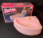 Vintage 1982 Barbie Dream Furniture Collection Luxury Bathtub w/Box