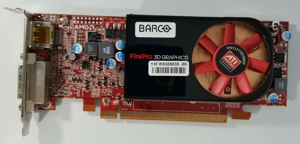 Barco MXRT 2400 ATI AMD FirePro 3D DVI DisplayPort HDMI Cable Adapter Video Card - Image 2 of 4