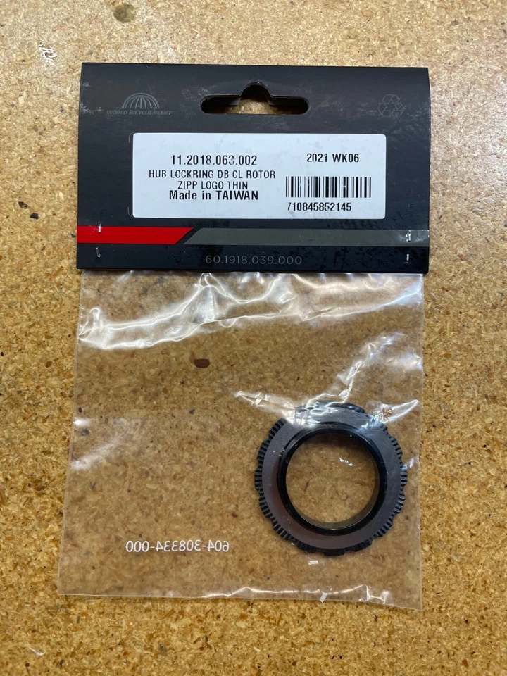 Anillo de bloqueo de disco con cierre central con cremallera Foto 2 de 3