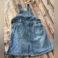 OshKosh B'gosh Blue Denim Kids Overalls Dress size 4T
