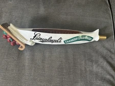 Leinenkugel's Cranberry Ginger Shandy Canoe Tap Handle Kegerator Bar Preowned