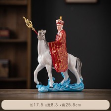 Journey To The West Tang Seng Figurine Chinese Style Desk Decor Ornament
