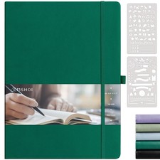Dotted Journal Notebook, A4 Size Dot Grid, 192 Pages for NoteTaking