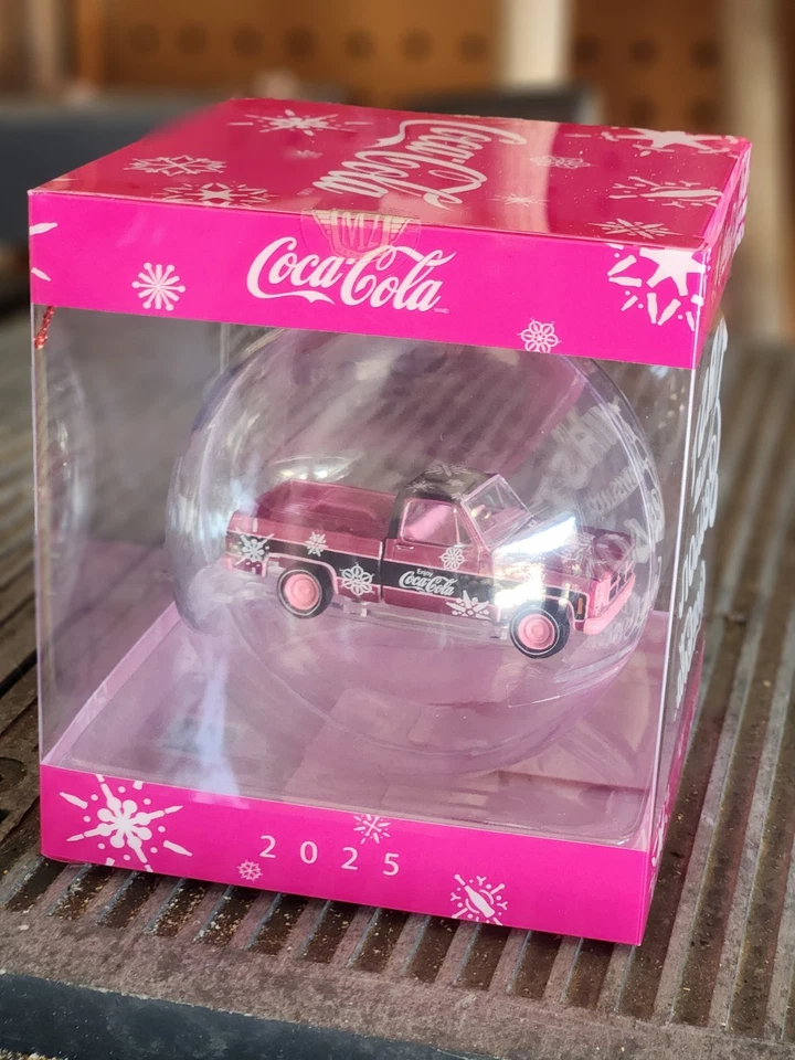 RARE 2025 M2 Machines Christmas Ornament 1976 GMC Truck CHASE  1/750 Square body - Image 3 of 3