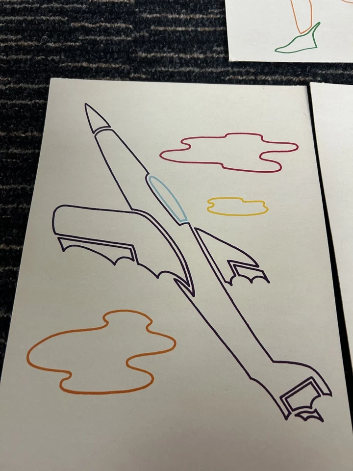 SOLO TARJETAS DE FROTAR MÁGICAS WHITMAN BATMAN FOLLOW THE COLOR DE LAS 1960 Foto 4 de 4