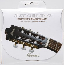 Classical Guitar Strings Normal Tension Clear Nylon Silver Plated Wound 0280-043