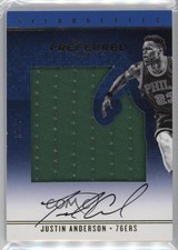 2016-17 Panini Preferred Silhouettes /60 Justin Anderson #68 Auto 19bx