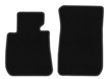 Velours-Fu�matten vorne f�r BMW 3 E90 2004-2011 Limousine 2tlg Schwarz BASIC SUV