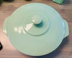 Anchor Hocking Fire King 2000 Jadeite Covered Casserole Dish 2 Qt