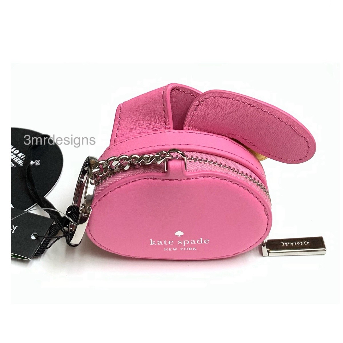 NWT Kate Spade X My Melody Leather 3D My Melody Bag Charm/Coin