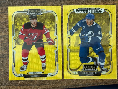  2025-26 O-Pee-Chee Platinum Neon Yellow Surge (COMPLETE YOUR SETS