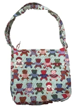 Bears TOASTY TEDDIES  XL Crossbody Hipster Vera Bradley NWT