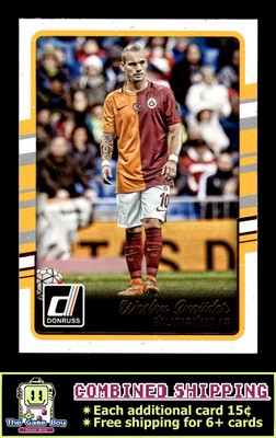 2016-17 Donruss #99 Wesley Sneijder Galatasaray