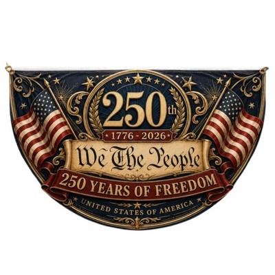America 250 Patriotic Banner 1776 2026 Freedom Flag Outdoor Yard Decor Gift