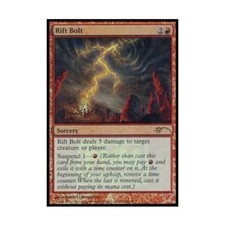 WOTC MtG FNM Promos Rift Bolt (P) (Foil) EX