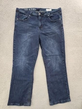 TK Axel Jeans Mens 40x30 Blue Slim Boot W Hartford Conn Denim Wear Harder Pants